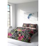 MONOHOME Çift Kişilik Nevresim Takımı Özel Dokuma Pamuk Saten 3D Digital Zebra Flower, monohome1950HF