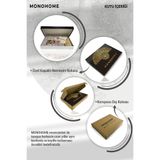 MONOHOME Çift Kişilik Pamuk Saten Lastikli Çarşaf Nevresim Takımı, premium2037