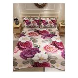 MONOHOME Çift Kişilik Pike Takımı Jakar Dokuma Flower Dream Pudra, monohome34092