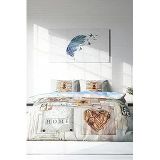MONOHOME Çift Kişilik%100 Pamuk Saten Nevresim Takımı La Mer, monohome59927