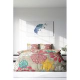 MONOHOME Çift Kişilik%100 Pamuk Saten Nevresim Takımı Past Tense Flowers, monohome62460