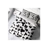 Monohome Cow 3D Pamuk Saten Çift Kişilik Nevresim Takım