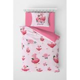 MONOHOME Flamingo Çocuk Nevresim Takımı 3D Pamuk Saten 160x220, monohome1887