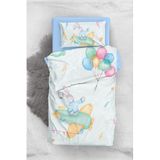 MONOHOME Flaying Rabbit 3D Pamuk Saten Bebek Nevresim Takımı 100x150, monohome17361