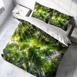Monohome Forest 1 Naturel Renkli Çift Kişilik 200x220 cm Nevresim Takımı