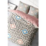 Monohome Geometric Modern Renkli Çift Kişilik 200x220 cm Nevresim Takımı