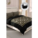 Monohome Gold Deco 3D Pamuk Saten Çift Kişilik Nevresim Takımı
