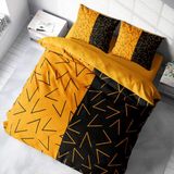 Monohome Gold Sembol 3D Renkli Çift Kişilik 200x220 cm Nevresim Takımı