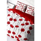 Monohome Gül Goncası 3D Pamuk Saten Renkli Çift Kişilik 200x220 cm Nevresim Takımı