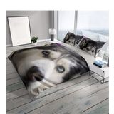 Monohome Husky 3D Pamuk Saten Çift Kişilik 200x220 cm Nevresim Takımı