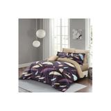MONOHOME King Size 3D Pamuk Saten Nevresim Takımı Çift Kişilik Colorful Feather 220x240cm, monohome44466