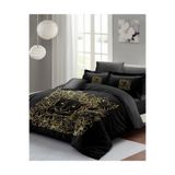 MONOHOME King Size Çift Kişilik Leopar Desenli Pamuk Saten Nevresim Takımı, monohome43568