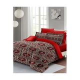 MONOHOME King Size Çift Kişilik Pamuk Saten Nevresim Takımı Kırmızı 220x240cm, monohome42431