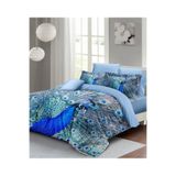 MONOHOME King Size Çift Kişilik Pamuk Saten Nevresim Takımı Pauw 220x240cm, monohome42424