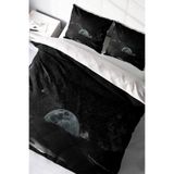 MONOHOME King Size Dark Moon 3D Pamuk Saten Çift Kişilik Nevresim Takımı, monohome3367