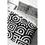 MONOHOME King Size Geometrik Desenli Modern Çift Kişilik Nevresim Takımı 220x240cm, monohome49508