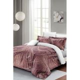 MONOHOME King Size Marble Shiny Çift Kişilik Nevresim Takımı 3D Pamuk Saten, monohome44558
