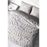 MonoHome Kıng Sıze Örgü Pamuk Saten Çift Kişilik Nevresim Takımı 220x240cm monohome46521