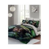 MONOHOME King Size Pamuk Saten Çift Kişilik Nevresim Takımı Jungle Leopard, monohome67823