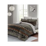 MONOHOME King Size Pamuk Saten Çift Kişilik Nevresim Takımı Leopard Snake, monohome67793