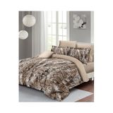 MONOHOME King Size Pamuk Saten Çift Kişilik Nevresim Takımı Wall Snake, monohome67830