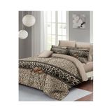 MONOHOME King Size Pamuk Saten Leopard Fabric Nevresim Takımı 220x240cm, monohome67762