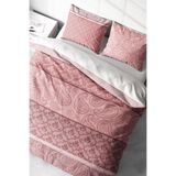 MonoHome KING SIZE Pink Simurg 3d Pamuk Saten Çift Kişilik Nevresim Takımı monohome46392