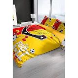 MONOHOME King Size Red & Yellow 3D Çift Kişilik Nevresim Takımı 220x240cm, monohome48020