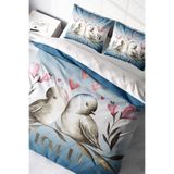 MONOHOME King Size Sevgililer Günü 3D Çift Kişilik Nevresim Takımı 220x240cm, monohome48907