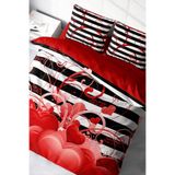 MONOHOME King Size Sevgililer Günü 3D Çift Kişilik Nevresim Takımı 220x240cm, monohome48976