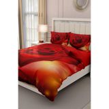 MONOHOME King Size Sevgililer Günü Çift Kişilik Nevresim Takımı 3D Gül Desenli, monohome42882