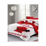 MONOHOME King Size Sevgililer Günü Çift Kişilik Nevresim Takımı Pamuk Saten 220x240cm, monohome43261