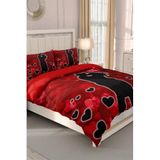 MONOHOME King Size Sevgililer Günü Çift Kişilik Nevresim Takımı Pamuk Saten, monohome42905