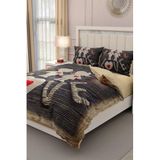 MONOHOME King Size Sevgililer Günü Çift Kişilik Nevresim Takımı Pamuk Saten, monohome42981