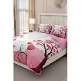 MONOHOME King Size Sevgililer Günü Çift Kişilik Nevresim Takımı Pembe 220x240cm, monohome43056