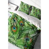MONOHOME King Size Tavus Kuşu Tüyleri Naturel Çift Kişilik Nevresim Takımı 220x240cm, monohome50047