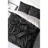 MONOHOME King Size Zebra Desenli Modern Çift Kişilik Nevresim Takımı, monohome49683