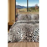 MONOHOME Leopar Çift Kişilik Nevresim Takımı Pamuk Saten Classical Leopard, MONOHOME67304