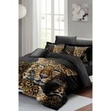 MONOHOME Leopar Çift Kişilik Nevresim Takımı Pamuk Saten, monohome66963