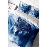 Monohome Lonely Wolf Naturel Renkli Çift Kişilik 200x220 cm Nevresim Takımı
