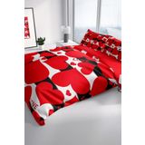 Monohome Love II 3D Pamuk Saten Çift Kişilik 200x220 cm Nevresim Takımı