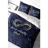 Monohome Love is Everything 3D Pamuk Saten Çift Kişilik Nevresim Takımı