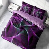 Monohome Mandala 3 3D Pamuk Saten Renkli Çift Kişilik 200x220 cm Nevresim Takımı
