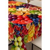 MonoHome Masa örtüsü meyveli 5D Dijital Tasarım- Dertsiz kumaş Mixed Fruit