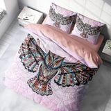 Monohome Mr. Owl 3D Pamuk Saten Çift Kişilik 200x220 cm Nevresim Takımı