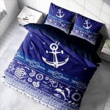 Monohome Okyanusta 3D Pamuk Saten Çift Kişilik 200x220 cm Nevresim Takımı