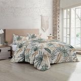 Monohome Pamuklu Çift Kişilik Nevresim Takımı Natura Botanik - 200 x 220 cm - Beyaz