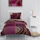 Monohome Patchwork 3d Saten Pamuk Tek Kişilik Nevresim Takım