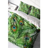 Monohome Peacock Feathers Naturel Renkli Çift Kişilik 200x220 cm Nevresim Takımı
