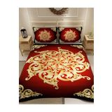 Monohome Pike Takımı Pamuklu Çift Kişilik Jakar Dokuma Yatak Örtüsü Baroque Design